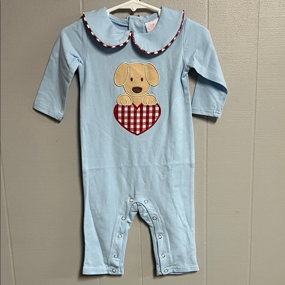 NWOT Stitchy Fish Valentines Day Boys Outfit 6. Months